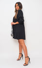 Collared Oversized Mini Dress